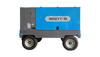Portable screw air compressor